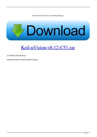 Keil professional for c51 v812 keygen by edge systems